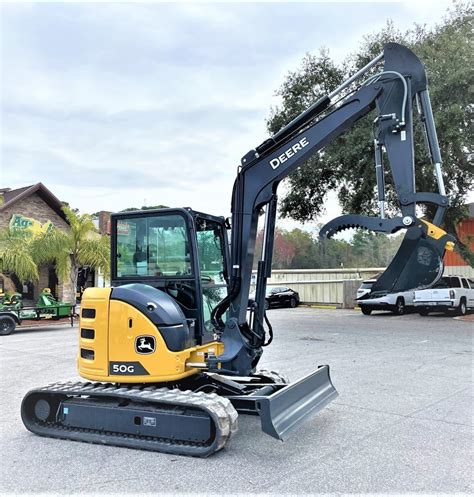 jhon deer mini excavator 50g|john deere 50g breakout force.